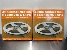 2 Vintage Audio Magnetics 7" Empty Take-Up Reel for 1/4" Reel to Reel 31870