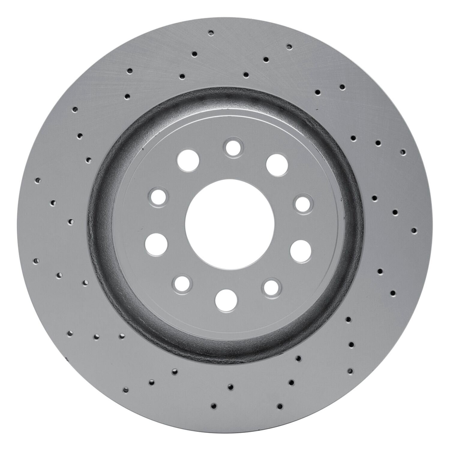 For Maserati Levante 17-22 R1 Concepts GeoSpec Drilled 1-Piece Rear Brake Rotor