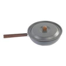 Schlankes Design Wok mit klappbarem Griff perfekt für Outdoor-Kochabenteuer – Bild 4