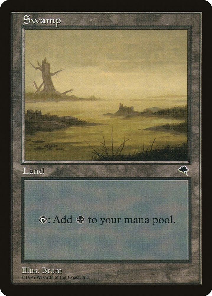 Swamp River #342 Tempest Near Mint Magic The Gathering