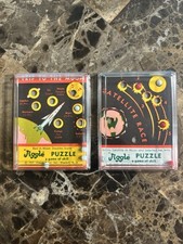 VINTAGE 1957 SATELLITE RACE TRIP TO THE MOON JIGGLE PUZZLE EX/NM