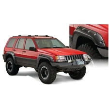 Bushwacker Front Rear Cut-Out Matte Black Fender Flares for Jeep Grand Cherokee