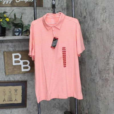 Member's Mark Mens Striped Knit Active Polo Shirt Cf19630 XL