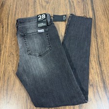 Joe  s Jeans Flawless Skinny Ankle Womens 28 Mid-rise Black Stretch 30x27 Raw Hem