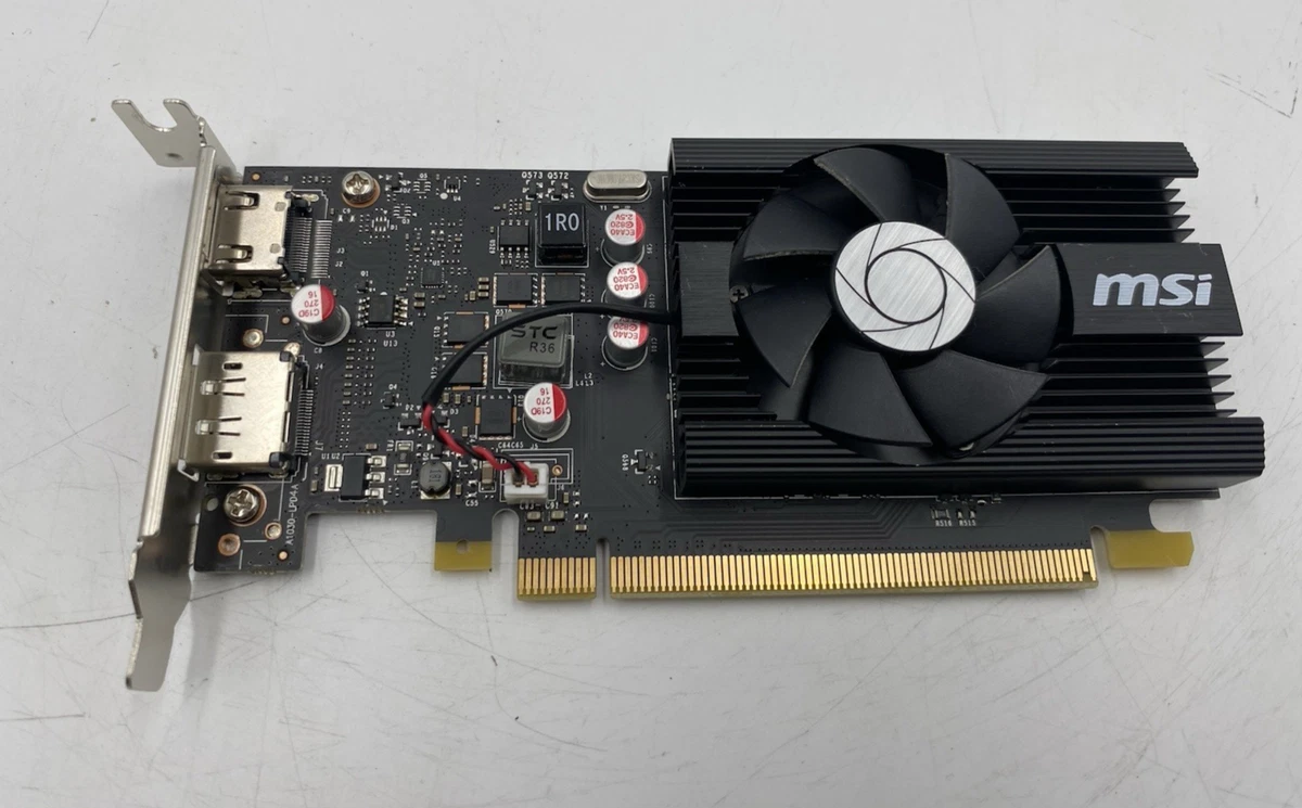 MSI NVIDIA GeForce GT 1030 2 GB Memory Computer Graphics Cards for