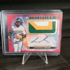 2024 Topps Inception Autograph Patch 18/25 Lawrence Butler Rookie Athletics