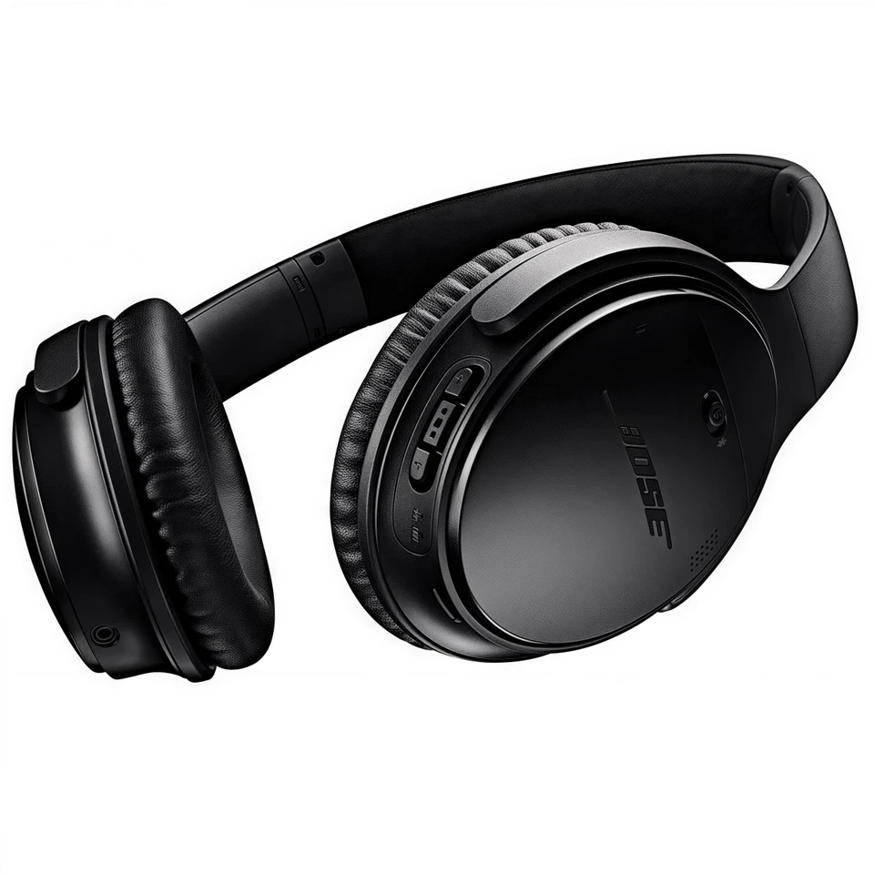 Auriculares inalámbricos con cancelación de ruido Bose QuietComfort 35 I QC35 - negros Foto 2 de 4