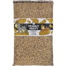 Peanut Party in-Shell Peanuts for Birds Squirrels Wild Animal Food, 25 Pound Bag