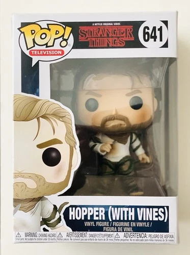 2018 Vaulted Funko Pop! Stranger Things Hopper With Vines 641 (Eleven, Joyce)