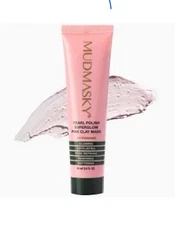 Mudmasky Pearl Polish Superglow Pink Clay Mask - 2 Fl Oz New And Sealed