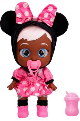 CRY BABIES DISNEY 9'' PLUSH BABY DOLL TINY CUDDLES MINNIE MOUSE - SIZE 9''