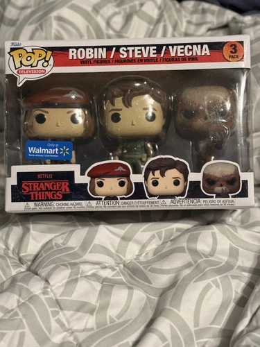 Stranger Things Robin Steve And Vecna Walmart Exclusive 3-Pack Funko Pop
