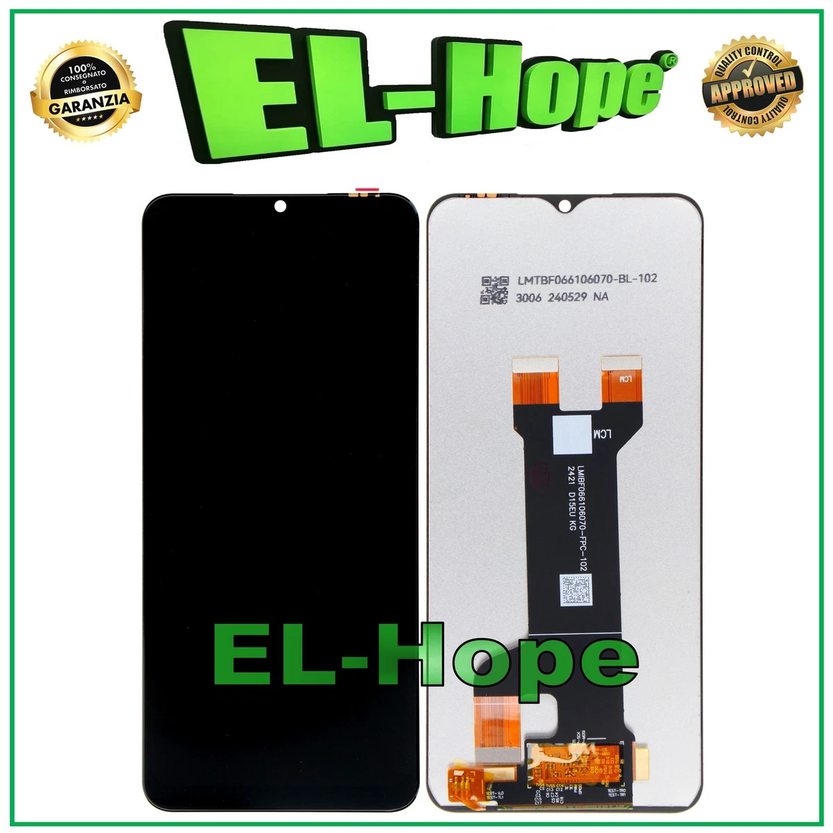 DISPLAY LCD TOUCH SCREEN Per ZTE BLADE A33s L220 SCHERMO VETRO RICAMBIO NERO - Foto 9