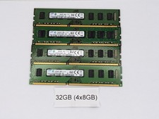 Samsung 32GB 4x8GB DDR3-1600 PC3-12800U M378B1G73DB0-CK0 Desktop RAM