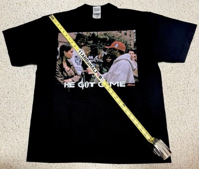 He Got Game movie shirt XL Spike Lee Rosario Dawson Ray Allen RAP BOOT
