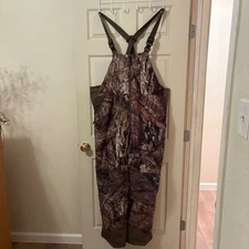 Game Winner Insulated Camo Hunting Bib Overalls, Size 3XL, Excellent Condition