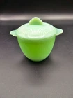Vintage Fire King Jadite Sugar bowl with lid