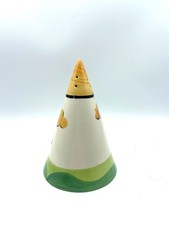 Clarice Cliff style Conical Sugar Shaker By Past Times