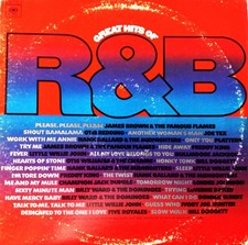 GREAT HITS OF R&B - 12" Vinyl Record "DOUBLE LP" - GATEFOLD -PLAYS NEAR MINT