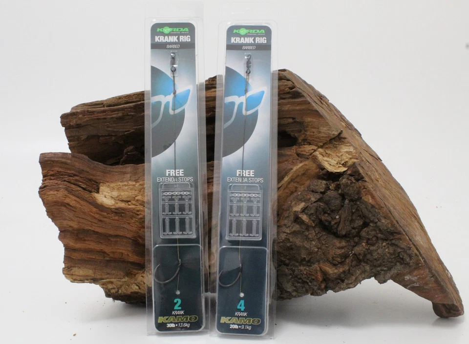 Korda Krank Ready Rig Barbed Size 2 4 6 Karpfenangeln fertig Rig NEW OVP SALE - Bild 1 von 1