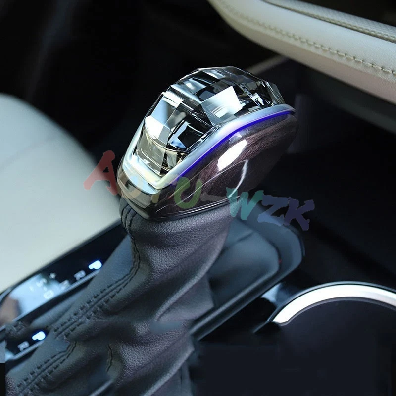 Car Crystal Handle Gear Shift Knob Gear Head with LED For Toyota RAV4 2020-2024 - Image 3 of 4