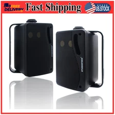 STUDIOFINIX 3.5" 200W Waterproof Outdoor Bluetooth Wall Mount Speakers