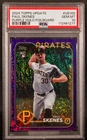 PAUL SKENES 2024 Topps Update US100 Purple Holo Foilboard RC 344/799 PSA 10