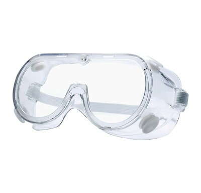 20 BULK Pack - Sealed Anti Fog Splash Resistant Safety Goggles, Eye Protection