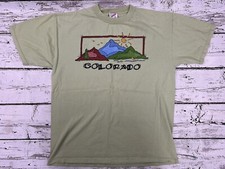 VTG Colorado Mountains State Travel Souvenir 1997 Men  s T-Shirt Made In USA - L