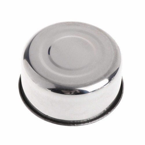 Stainless Steel Water Bowl Bird Food Feeding Dish Parrot Cage Food Feeder Silver - Picture 8 of 14