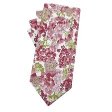 Ties for Men, 2.76'' Cotton Floral Tie Men's Neckties for Pink Purple Flowers