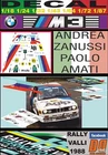 DECAL BMW M3 ANDREA ZANUSSI RALLY VALLI 1988 (08)