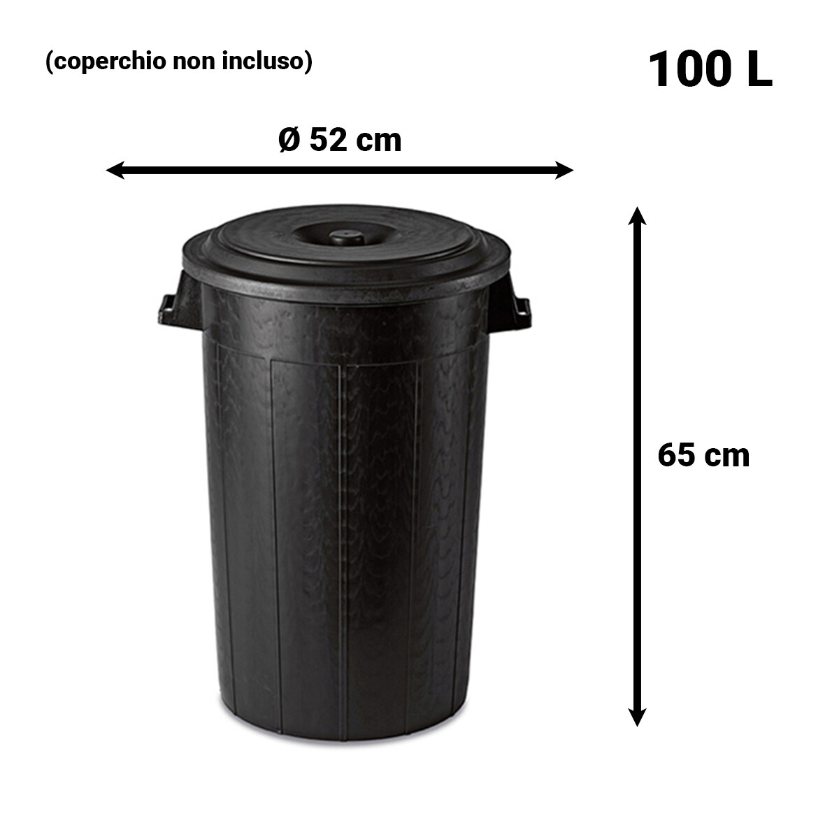 Cubo de Basura Bin Basura Casto para I Residuos Seco Separación Basura