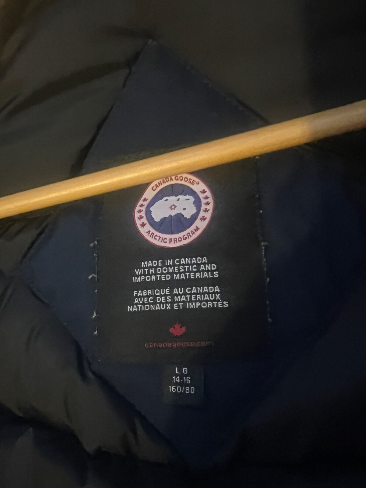 ARC'TERYX Canada giacca bomber oca giro 14 anni 16 anni