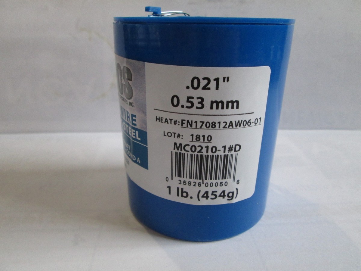 Aircraft Safety Lock Wire MS20995C21 1 LB. Roll .021” Diameter
