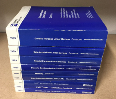 Data Book = National Semiconductor Library of 9 = Analog Linear Power = Lot