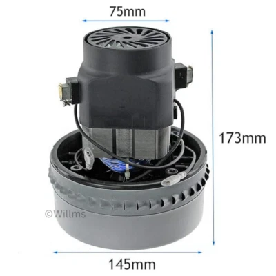 DURASPARES Motore Numatic George Wvd570 Ntd750-2 Bl21104 Wet Dry 2 stadi B2-1004n 205424