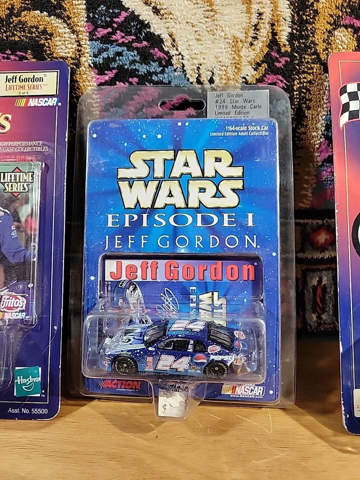 Джефф Гордон лот из новых 3 литых машинок Nascar круг победителей Star Wars Superman - Изображение 3 из 4