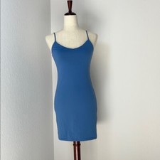 Blue Spaghetti Strap Dress