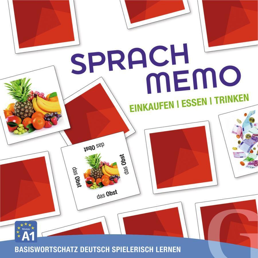 Thumbnail - Sprachmemo Einkaufen, Essen, Trinken | Grubbe Media | Spiel |
