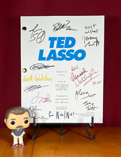 Ted Lasso Pilot Script Cast-Signed - Autograph Reprints - Ted Lasso Script
