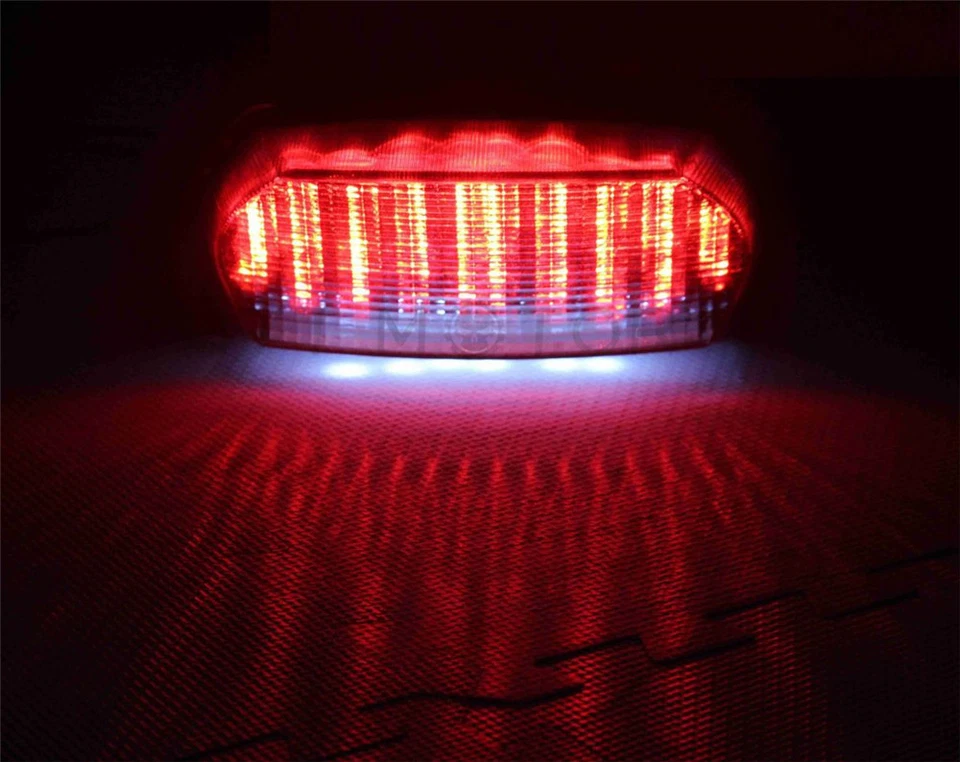 Luz trasera de señal de giro de freno LED de humo para Kawasaki Ninja ZX-7R 97 98 1996-2003 Foto 3 de 4