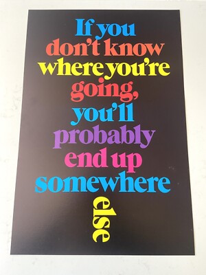 Vintage Argus Gene Tarpey Inspirational Typography Poster - 21  X 14  - #2000