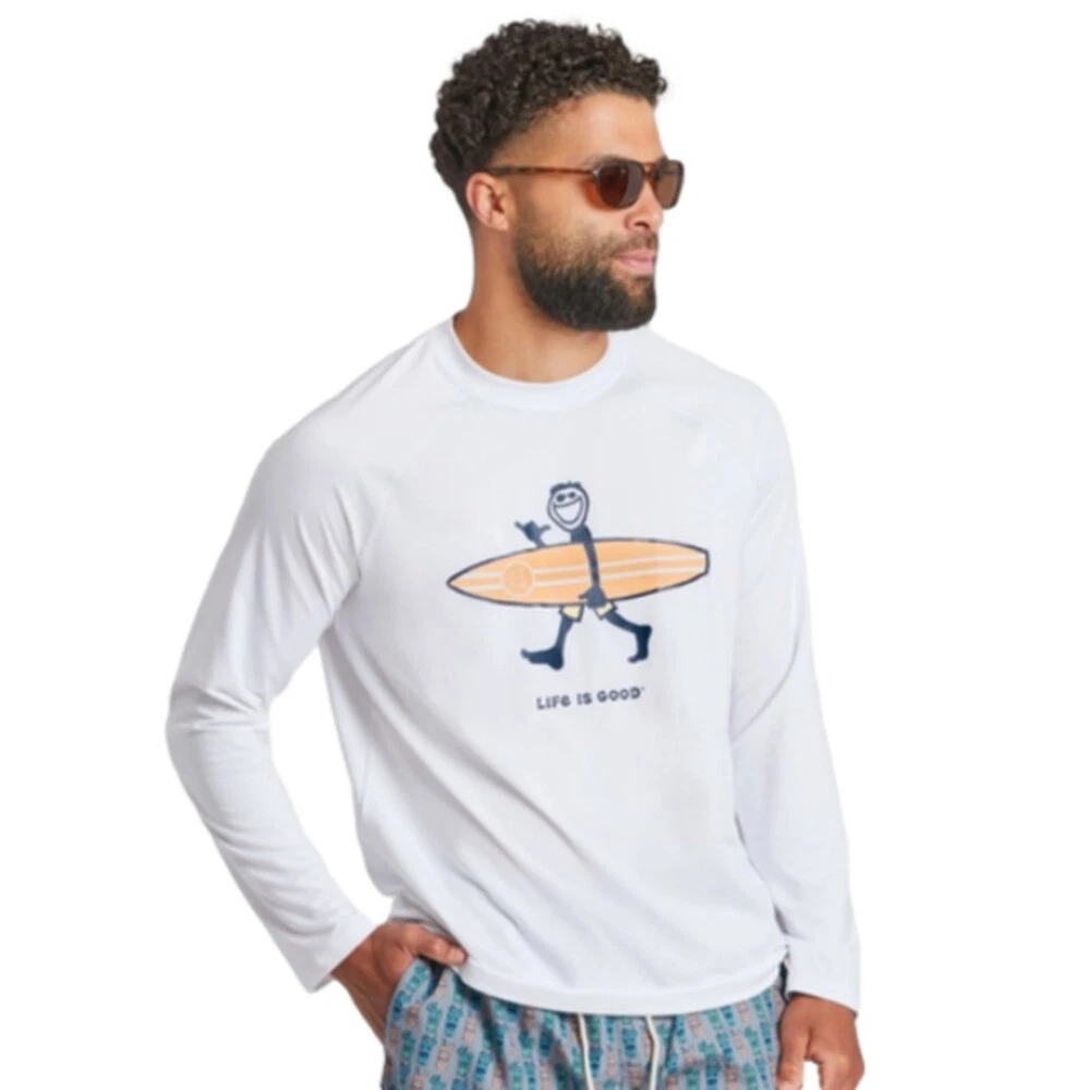 Life is Good Men's Jake Surf Long Sleeve Rashguard | eBay