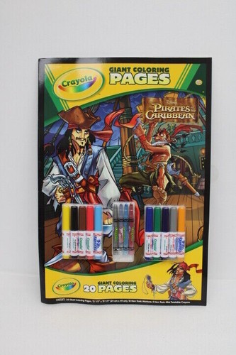 Disegni da colorare giganti Crayola Disney Pirates 20 pagine con pastelli/marcatori - Foto 2 di 8