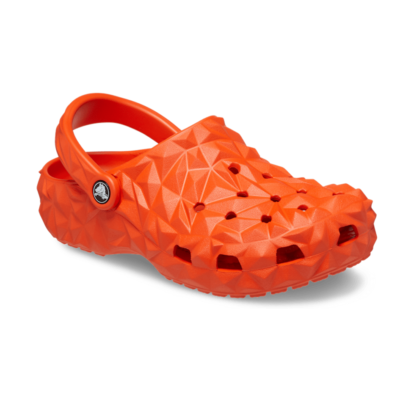 ★CROCS★ Universal Classic Geometric Clog SHI 24SUCL209563 NEW CROCS CLASSIC GEOMETRIC CLOG 209563 Lava RED ORANGE