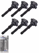 Set of 6 Ignition Coil + Tune Up Grease For 1997-2003 Porsche Boxster UF346
