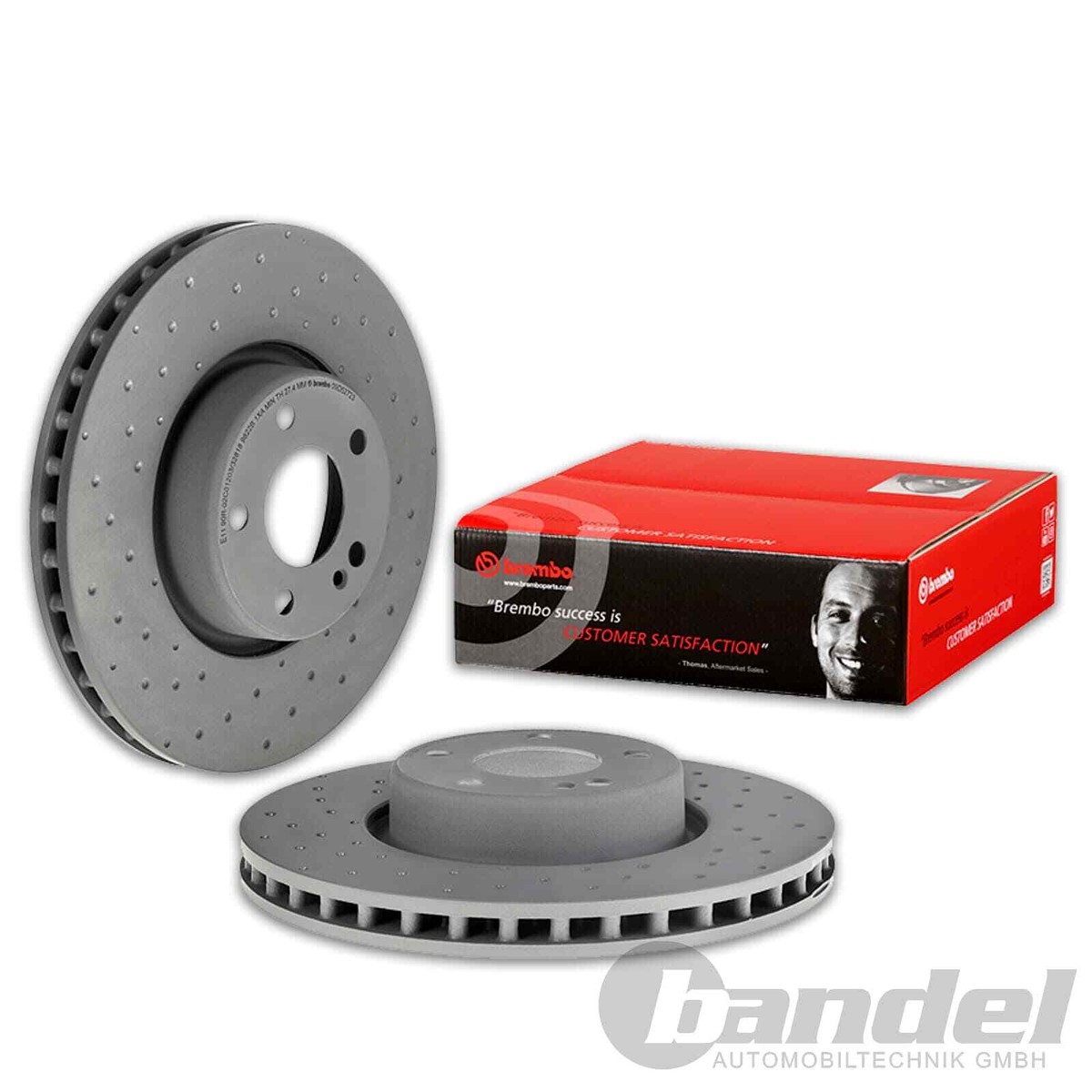 BREMBO P50123 Bremsbeläge + Wako Für MERCEDES C-KLASSE W205 C205