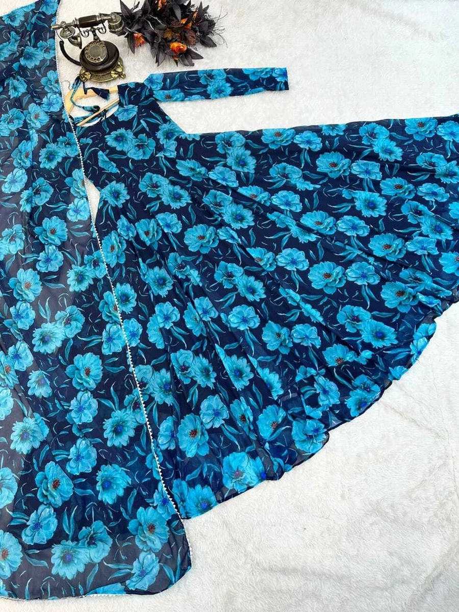 Fox print top dress womens