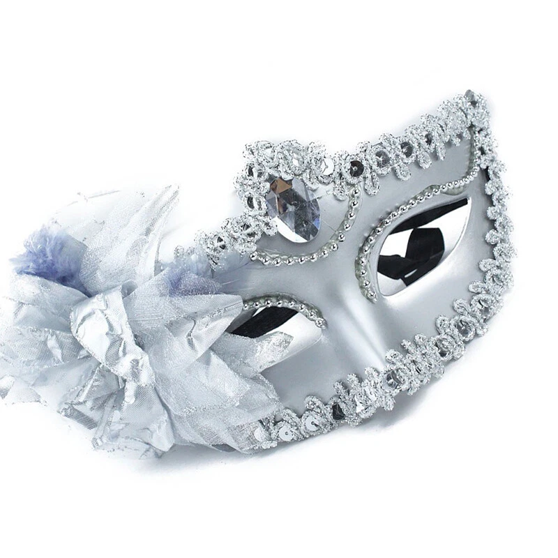 Halloween Glitter Masquerade Mask Stag Hen Party Balls Fancy Dress Mask Filigree - Image 4 of 4